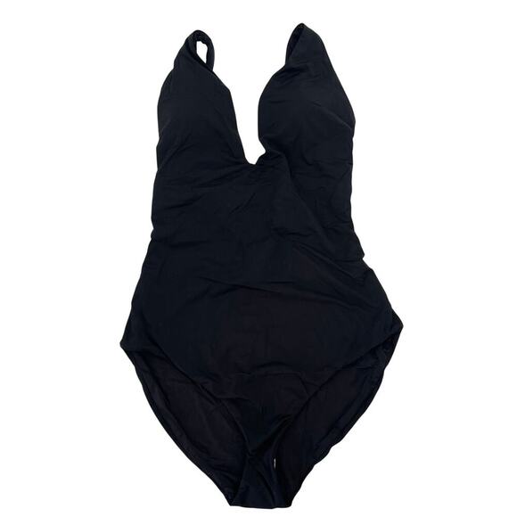 Andie Swim The Bali One Piece Swimsuit Black Large Tall LONG TORSO New with Tags - Picture 4 of 7